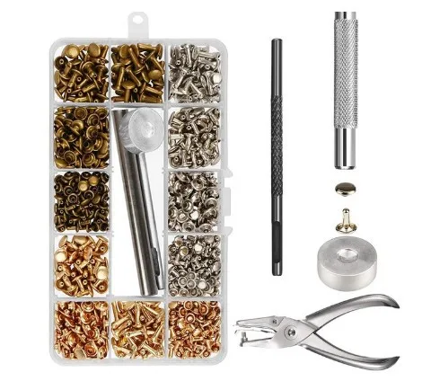 

300 шт., двухсторонние заклепки 6*6 8*8 в коробке