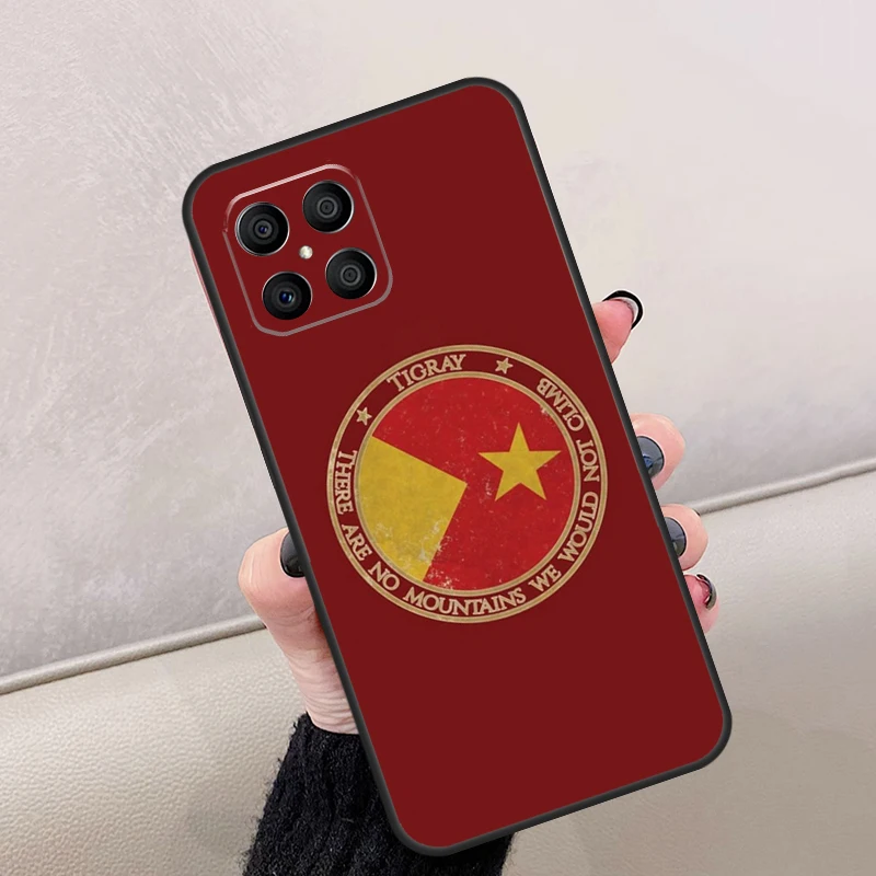 Фото Чехол с флагом Тигрей для Honor Magic 8 6 7 Pro, Honor 400 Lite 200 50 70 90 X8c X8b X9a X9b X9c X9d Win RT №3
