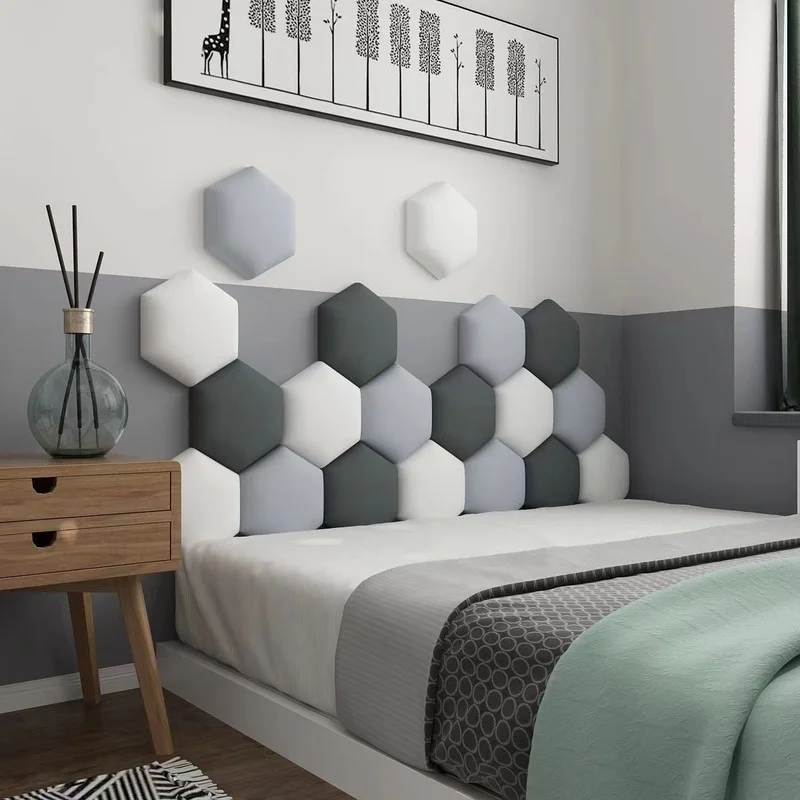 

Headboard Wall Sticker Anti-collision Tatami Self-Adhesive 3D Front Panel