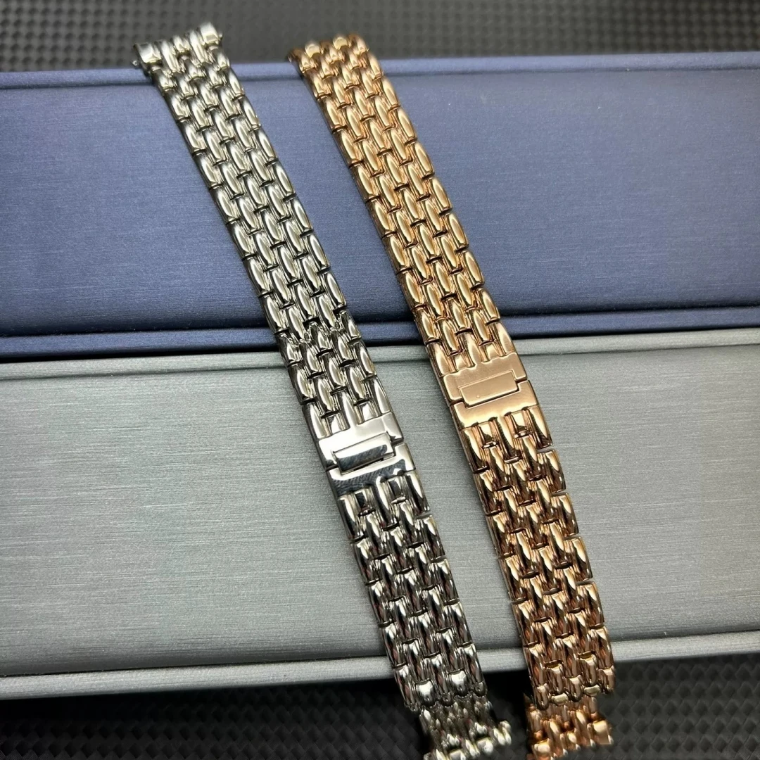 Фото Подходит для Jaeger-LeCoultre Reverso 14 мм, 15 мм, 16 мм, оригинальное качество, ремешок для часов из цельной нержавеющей стали 316, браслет Jubilee. №1