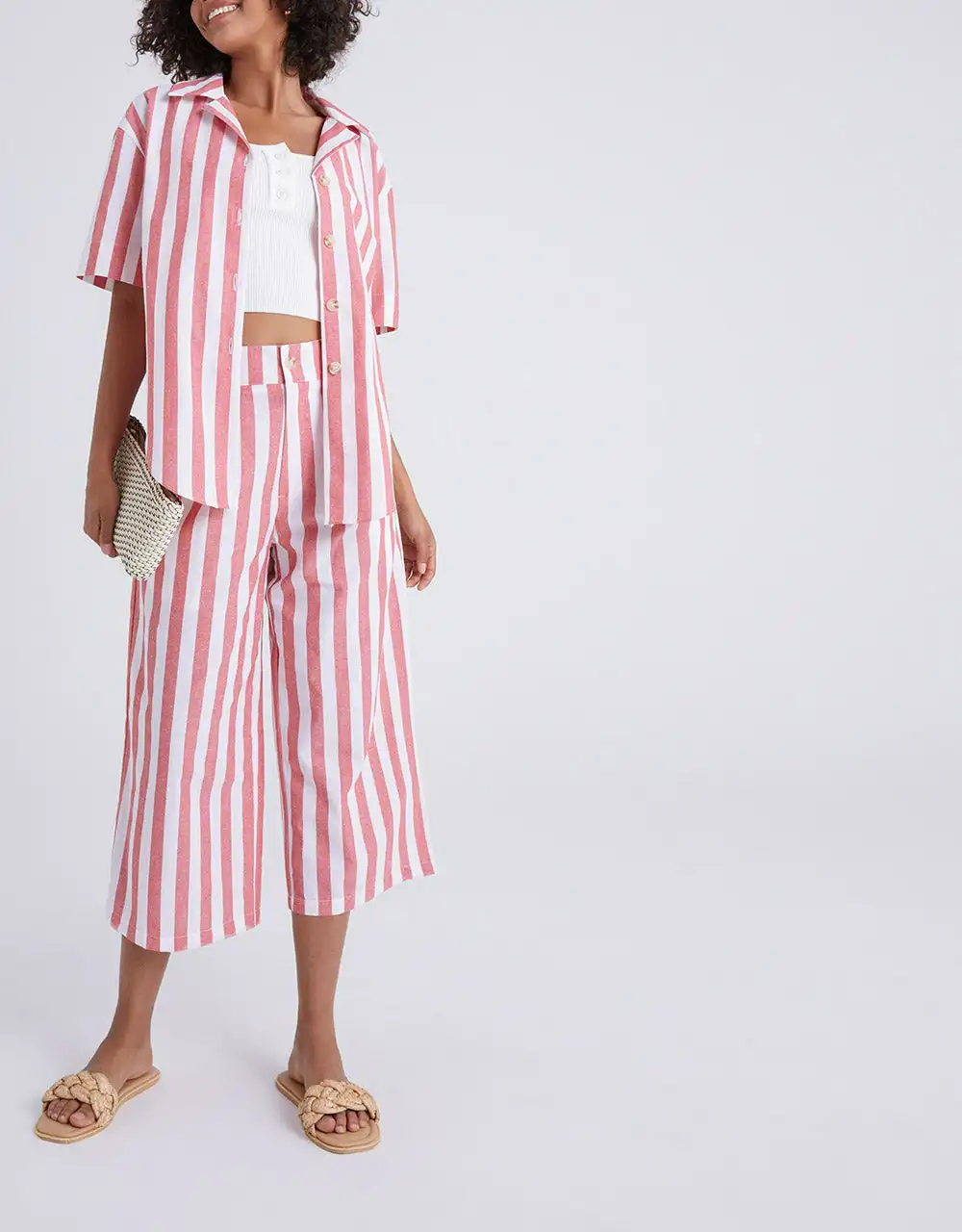 

Striped Button Up Shirt