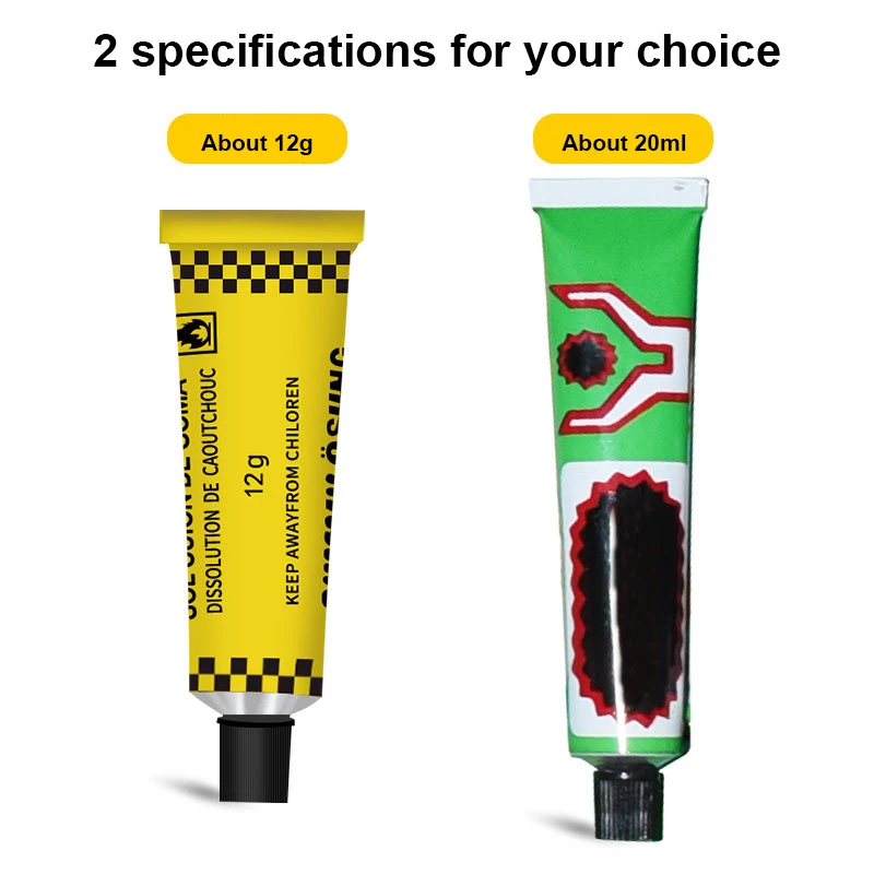 

Cold Repair Glue Strong Bonding Moisture-proof Glue Waterproof Low Temperature Resistance Tire Repair Glue Tire Repair Tools