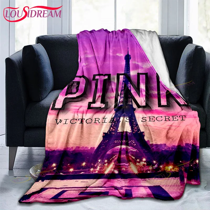 Роскошное розовое одеяло VV-Victorias S-Secrets мягкое удобное постельное белье