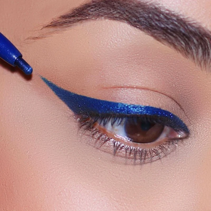 Blue White Black Brown Easy Wear Long-lasting Eyeliner Makeup For Eyes