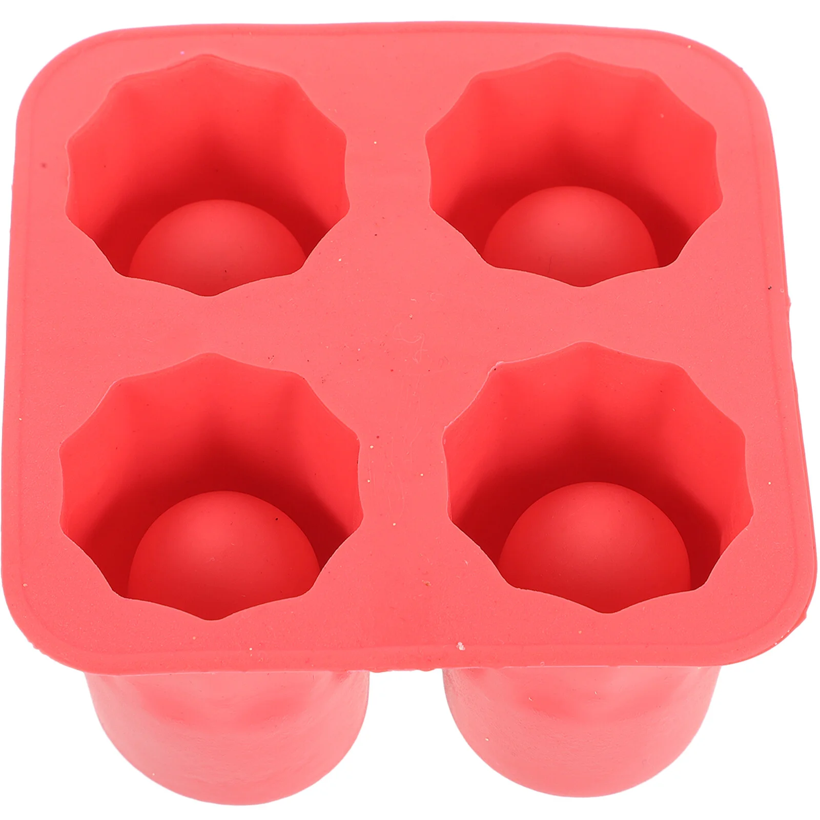 

Cup Mold, Silicone Cube Mold DIY Cup Shape Molds Cups Silicone Tray Summer, Red