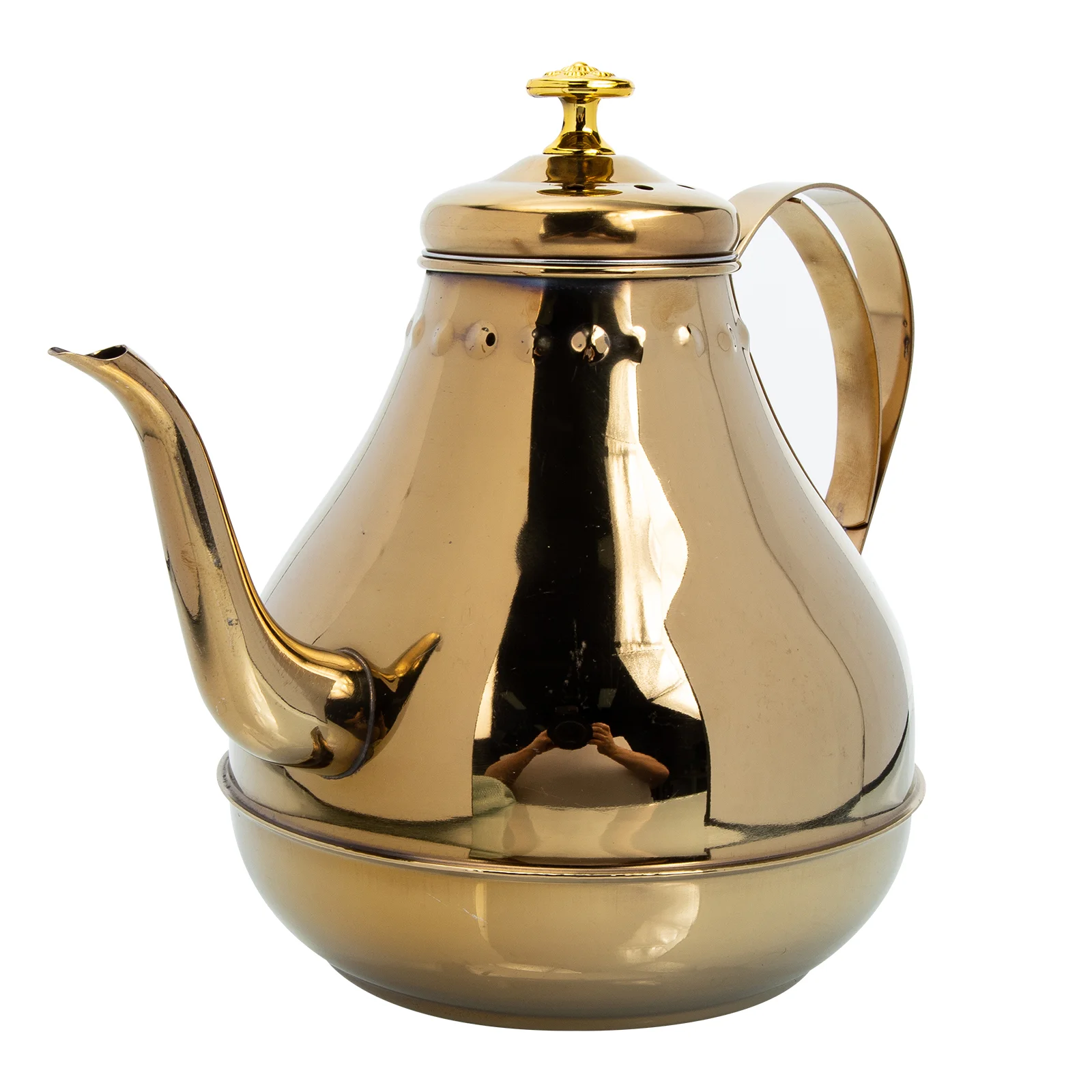 

Tea Pot Large Capacity Teapot Stainless Steel Tea Container with Strainer