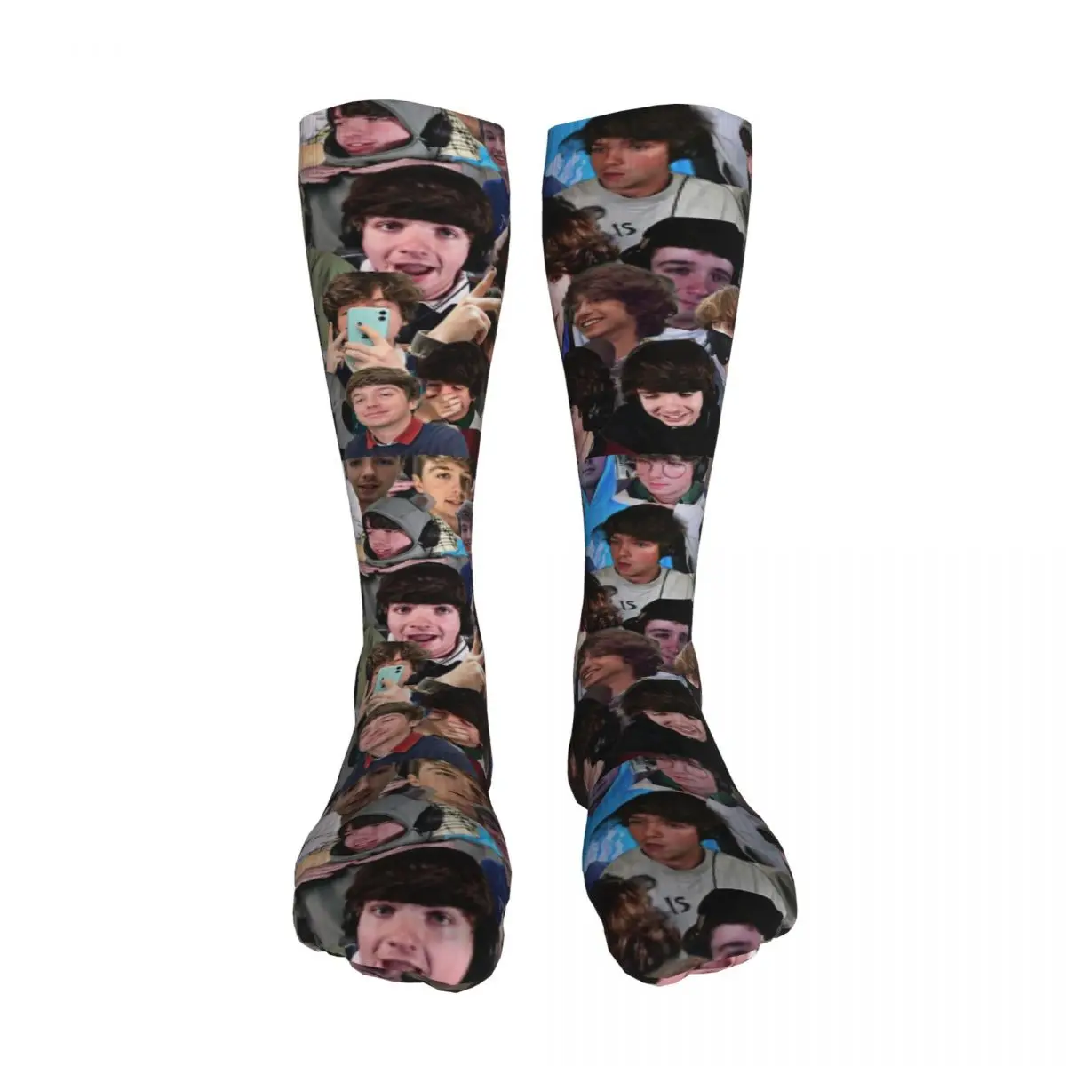 

Karl Jacobs Collage Art stockings Thickened thermal stockings Men's and women's stockings, For Unisex