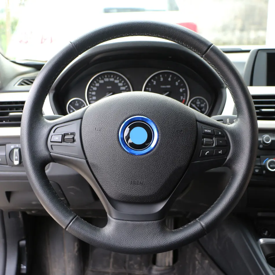 

Car Styling Decoration Ring Steering Wheel Trim Circle Sticker For BMW X1 F48 X3 X5 X6 M3 M5 E36 E46 E60 E90 E92