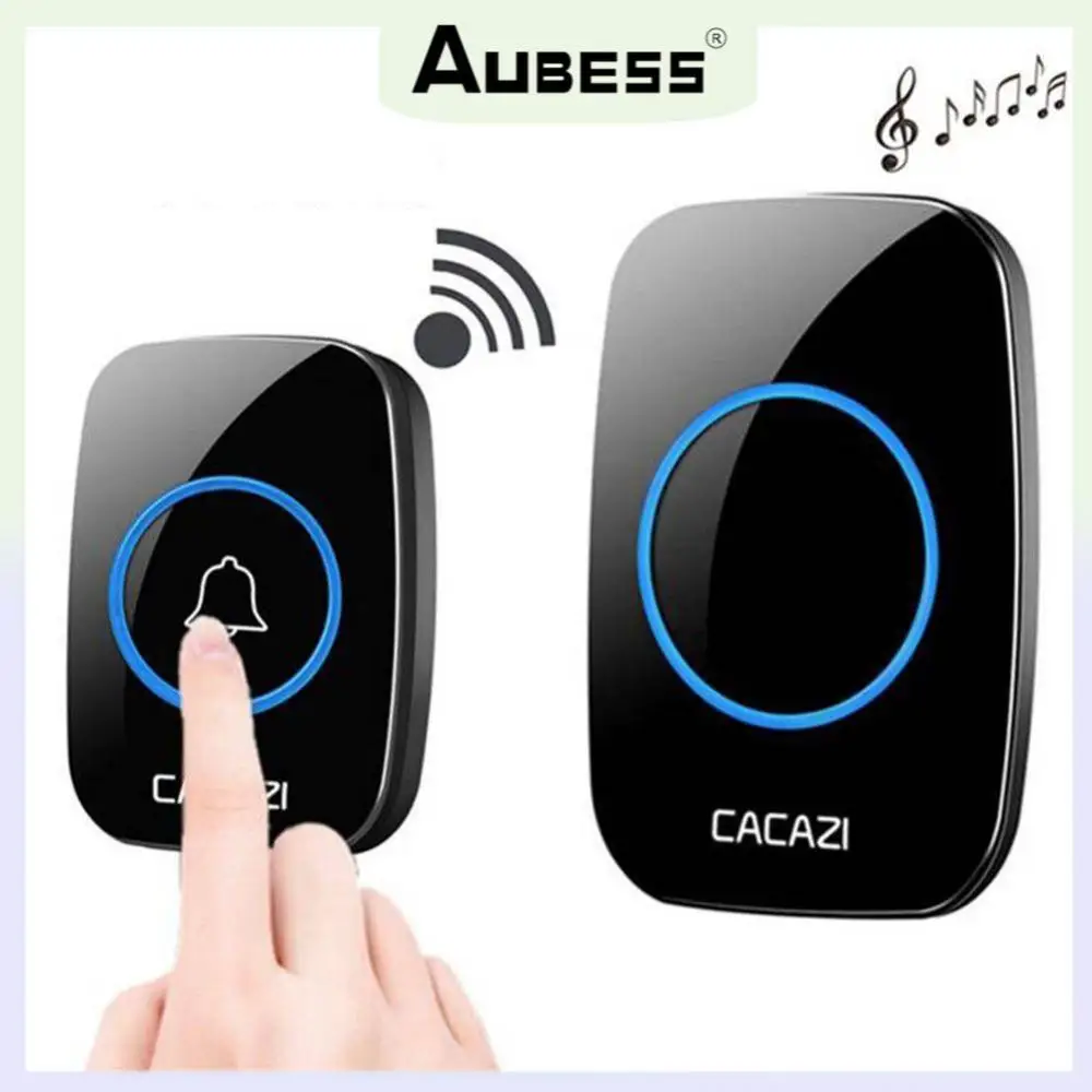 

Smart Home Door Bell Chime Kit 36 Ring Tones Volumes Doorbells 1 Button 1 2 Receiver Home Cordless Call Bell Security Door Phone