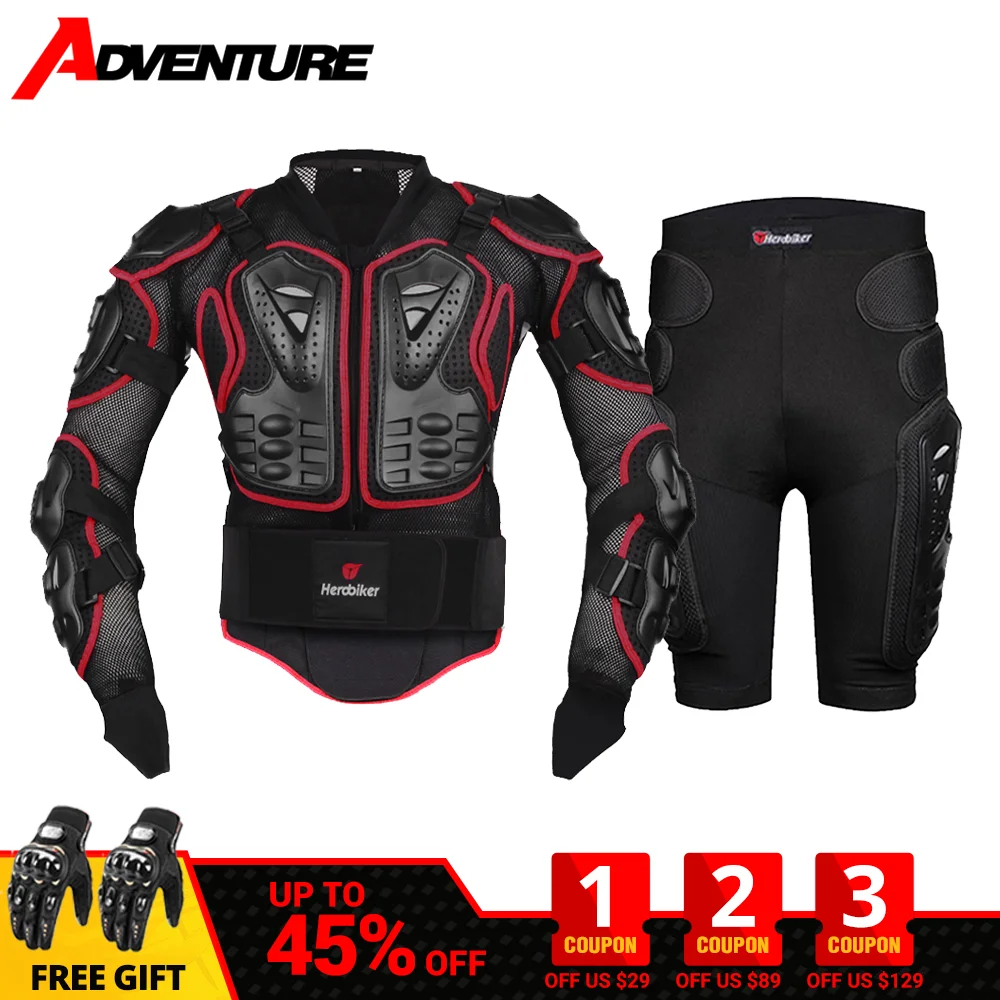 

Motocross Protector Armor Motorcycle Body Armor Moto Potective Racing Anti-fall Protection ATV Riding Clothing Breathable S-5XL