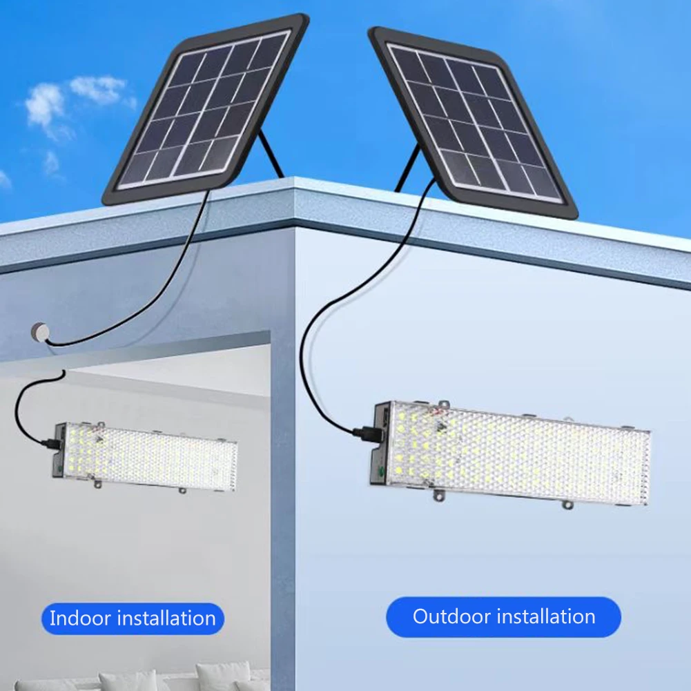 

Solar Emergency Light USB Charging Waterproof Garden Decoration Lamp with Remote Control Portable Battery for Camping Picnicking