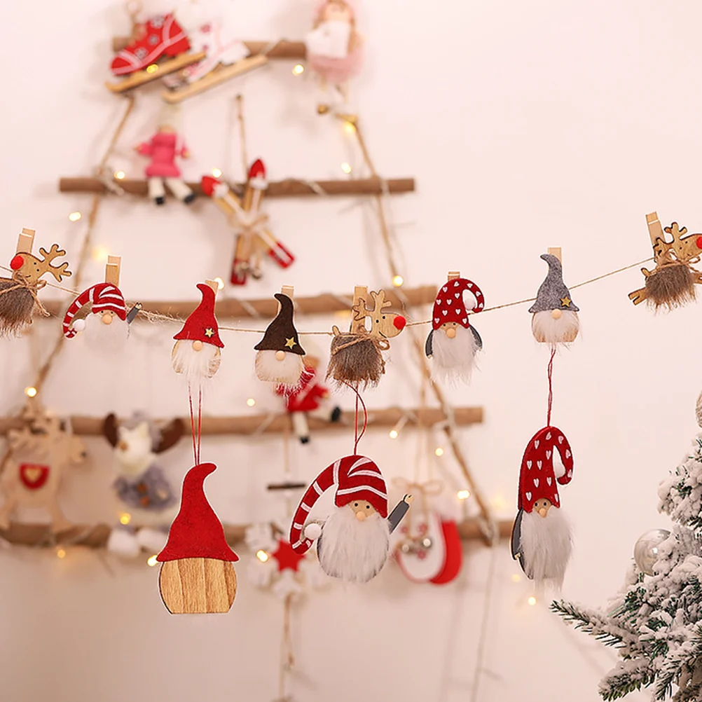 

Photo Clips Christmas Clamps Partyclip Holiday Gnome Favors Lovely Cartoon Stocking Accessories Clothespinsbulk Picture Stuffers