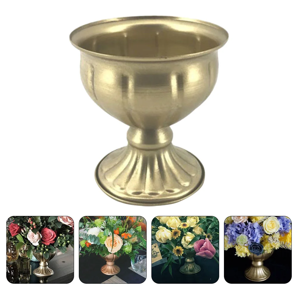 

Vintage Metal Flowerpot Vintage Vase Decorative Vase Pot Plants Indoor Flower Arrangement Floral Arrangement Vase Home decor