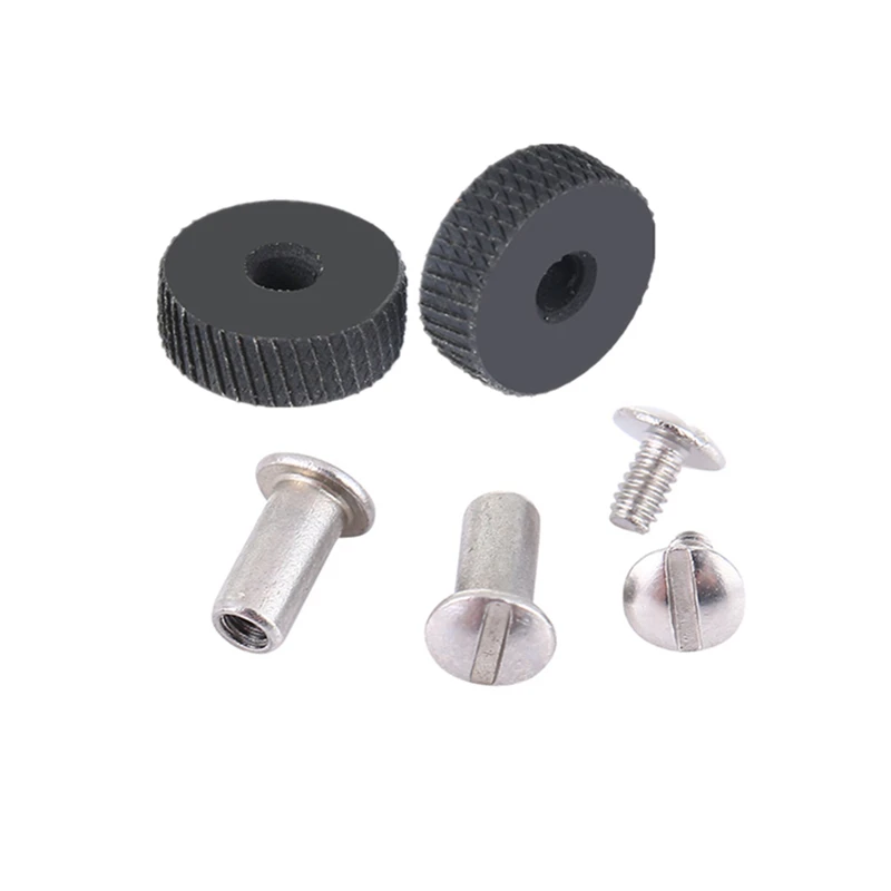 Universal Silver Gold Removable Screw Nut Rivet Steel Wheel 
