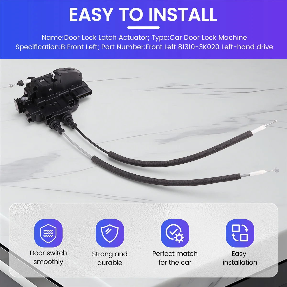 Привод дверного замка автомобиля Двигатель защелки для 2 4 л L4-газ 3 V6-газ 2006-2007 B