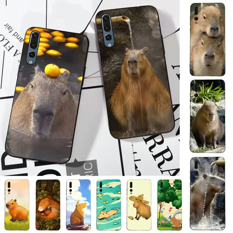 

Capybara Phone Case for Huawei P30 40 20 10 8 9 lite pro plus Psmart2019