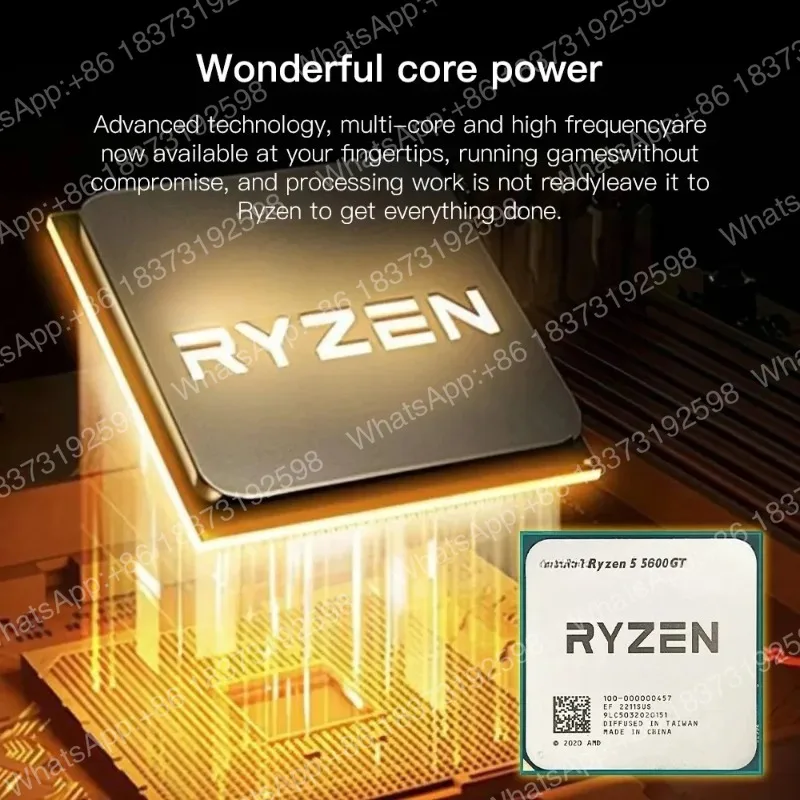 Фото Новые процессоры AMD Ryzen R5 5500, 5600, 5600X, 5600GT, R7 5700X, 5700G (в коробке/без коробки) №2