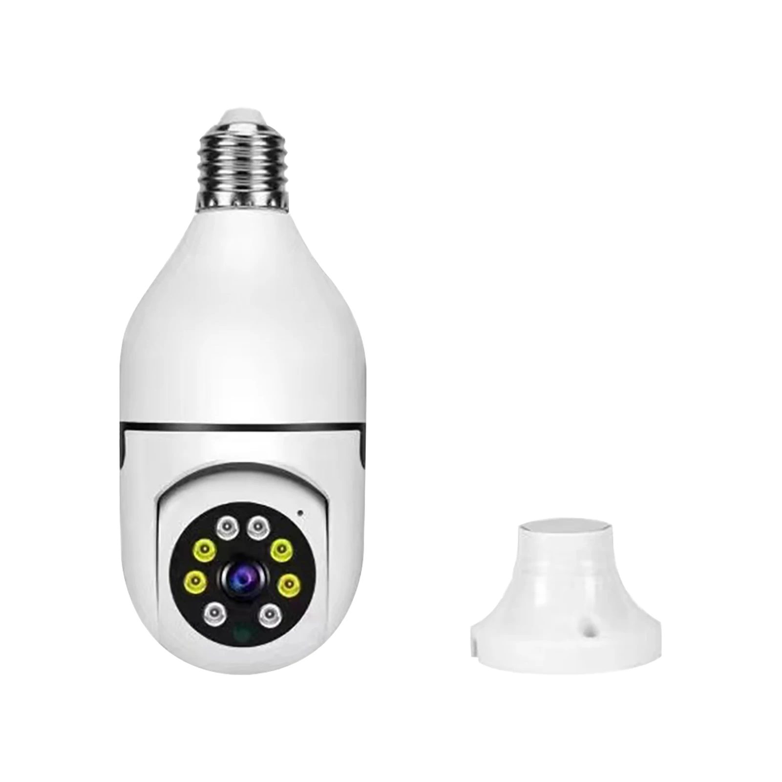 

Домашняя беспроводная Wi-Fi камера видеонаблюдения с двухсторонним голосовым управлением и углом обзора 360 градусов, HD, для помещений, с автом...