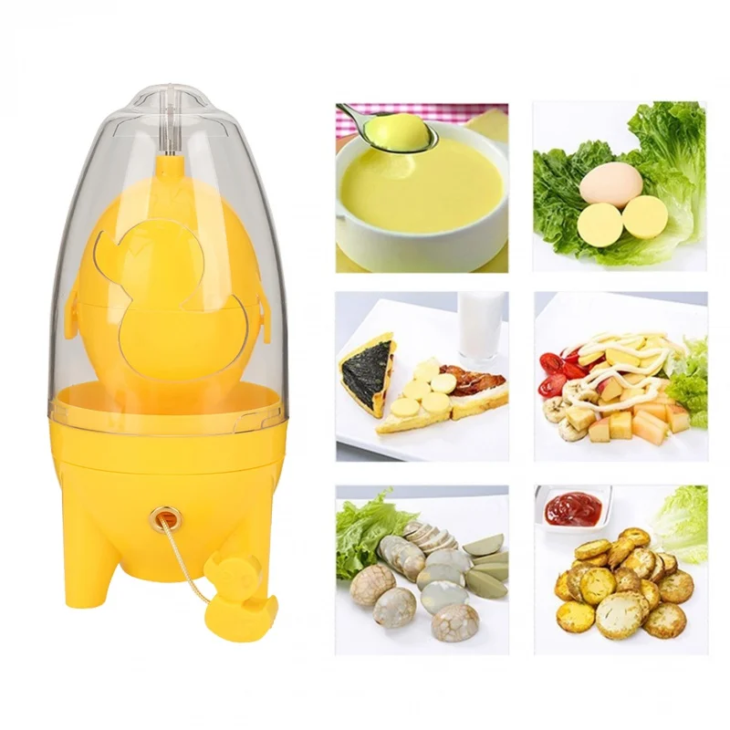 

Golden Egg Maker Egg Scrambler In Shell Portable Shaker Cooking Tool Egg Spinner For Hard Boiled Eggs White And Yolk Mixer