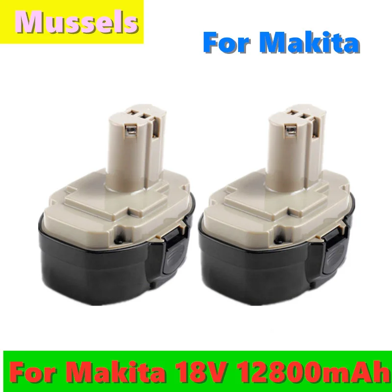 New 18V 12800mAh Ni-MH Replacement Battery for Makita 1822 1823 1834 1835 192827-3 192829-9 193159-1 193140-2 193102