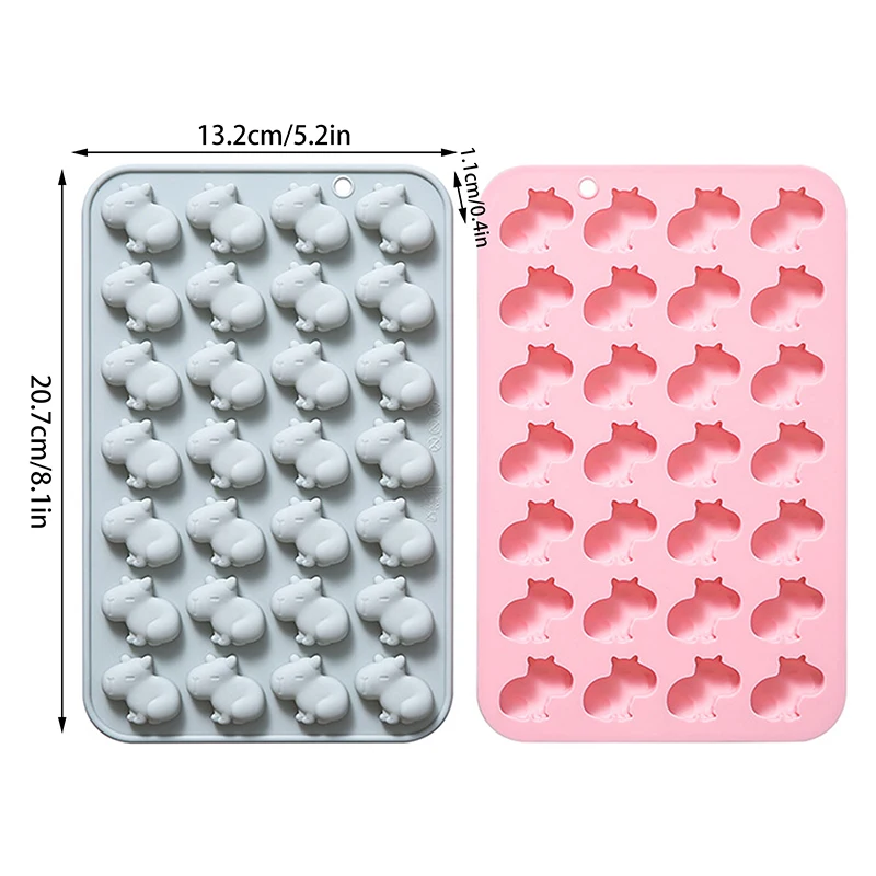 Силиконовая форма для шоколада с изображением животных Капибалы помадки конфет