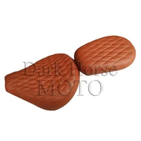 naked bike motorcycle modified brown seat cover guard pu leather cushion for yamaha dragstar vstar 400 650 xvs400 xvs650