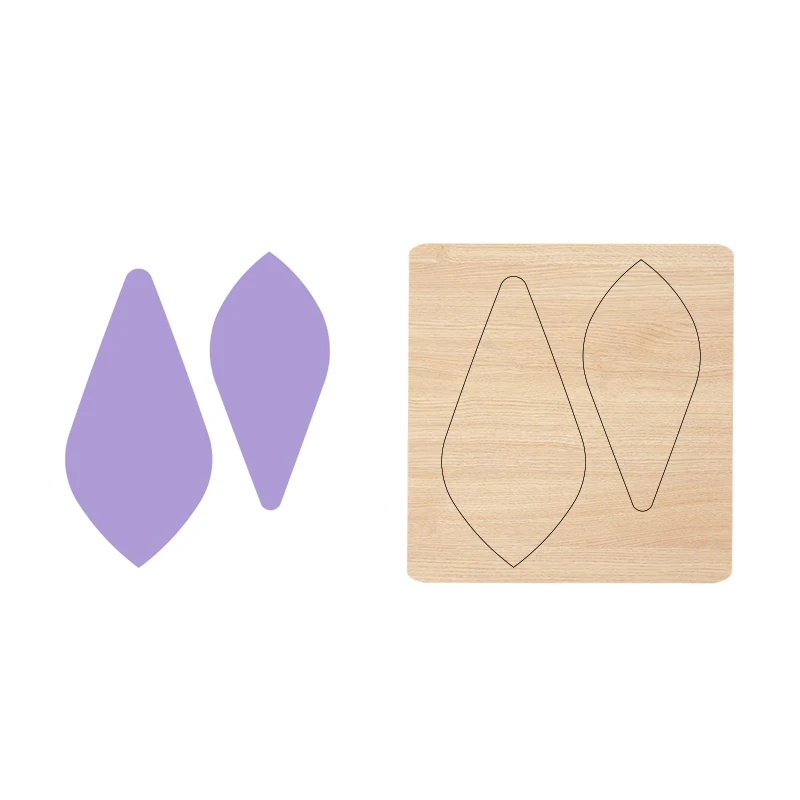 

CY-61 The wooden mold of earrings is suitable for most machines