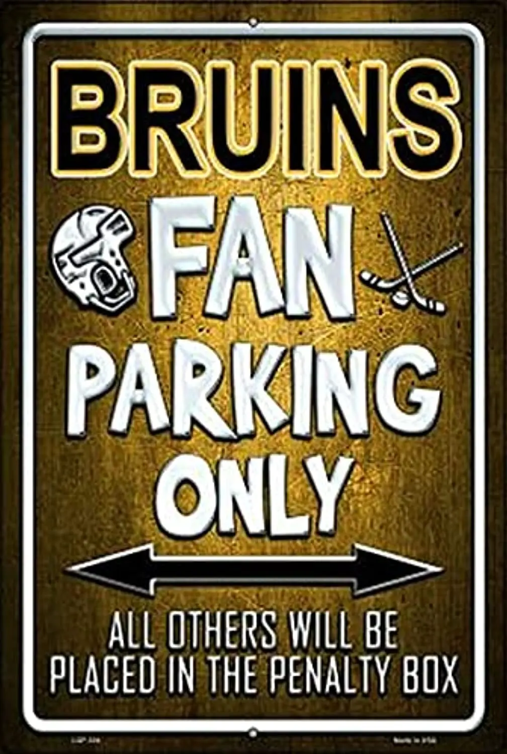 

Fashionable Chic Interesting Metal Tin Sign Bruins Art Decoration for Outdoor Walls of Home Bar Cafe Restaurant Club 8x12 Inch