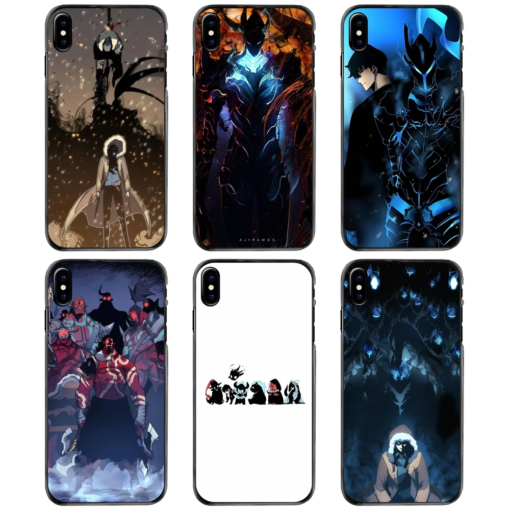 

Hard Phone Skin Case For Apple iPhone 11 12 13 14 Pro MAX Mini 5 5S SE 6 6S 7 8 Plus 10 X XR XS solo leveling Sung Jin woo Igris