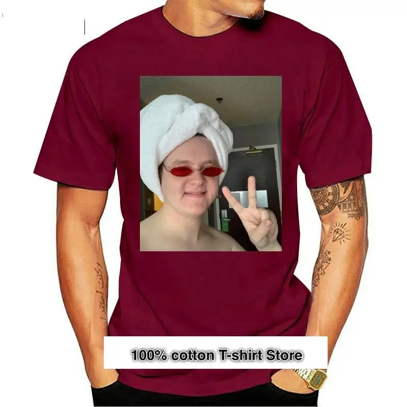 

Camiseta de hombre y mujer, ropa de hombre, gafas de sol de moda Fun de Instagram, de Стиль Премиум, цвет черный