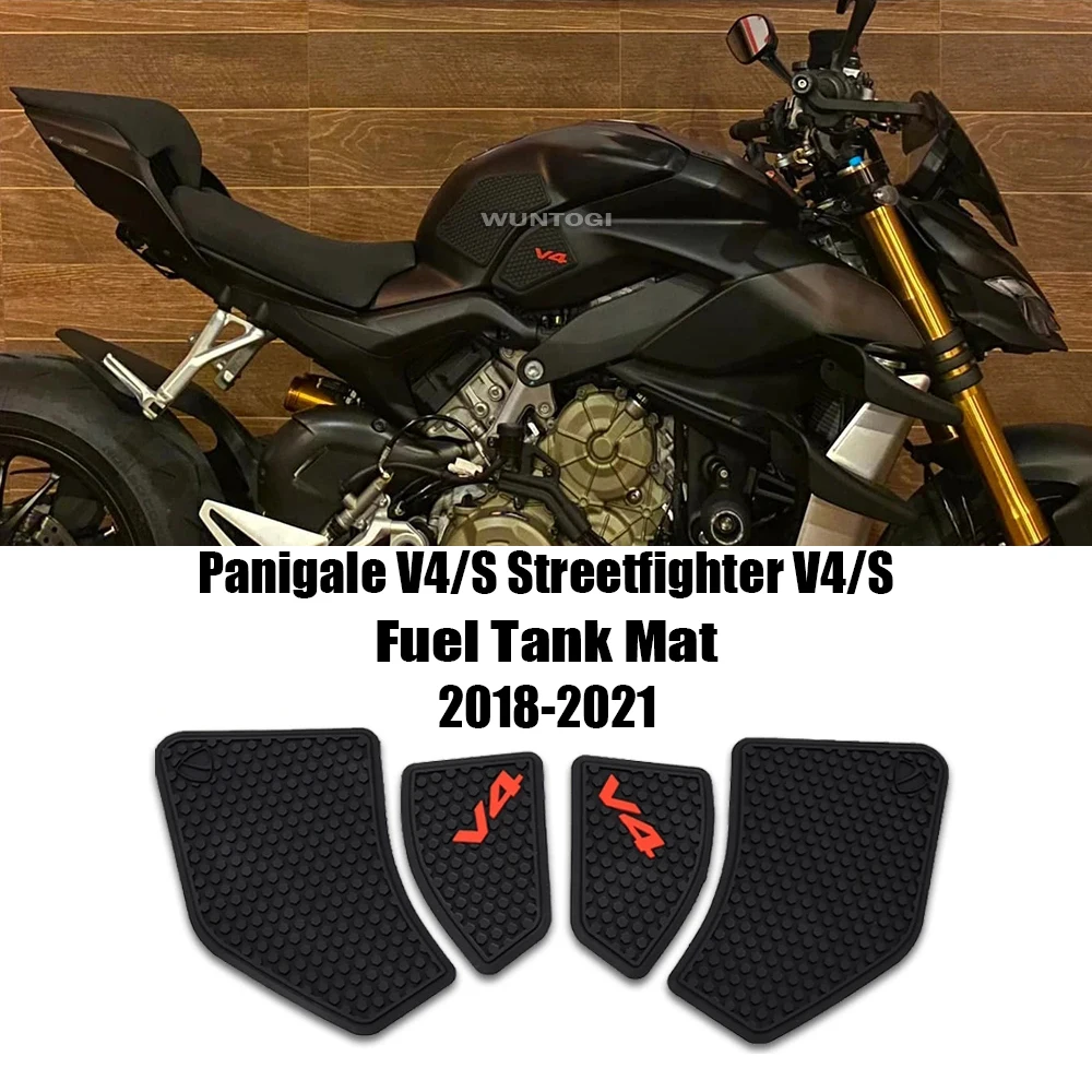 

Panigale V4/S Motorcycle Fuel Tank Pad Tank Sticker Anti-Scratch For Ducati PANIGALE V4/S 2020-2021 Tank Protection Mat