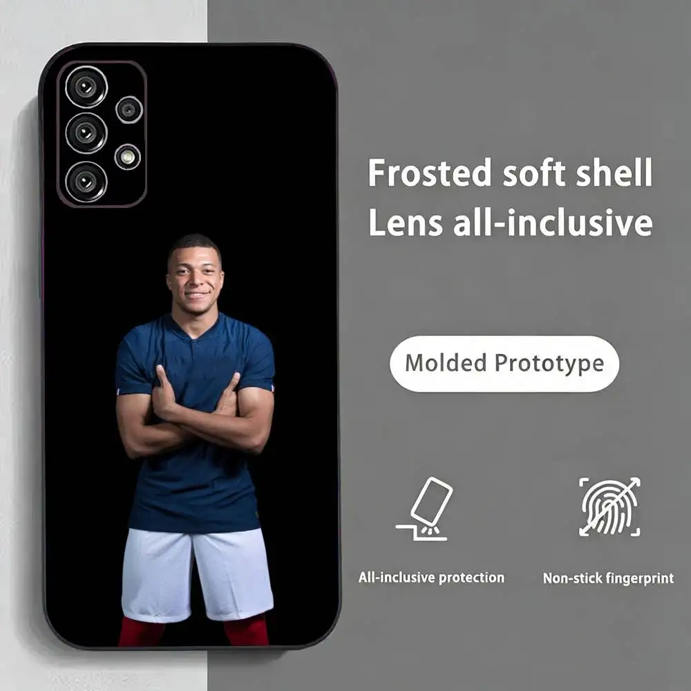Фото Чехол для телефона Samsung S25 с флагом Франции, Мбаппе и Дембеле, защитный чехол из ТПУ с точными вырезами и принтом №3