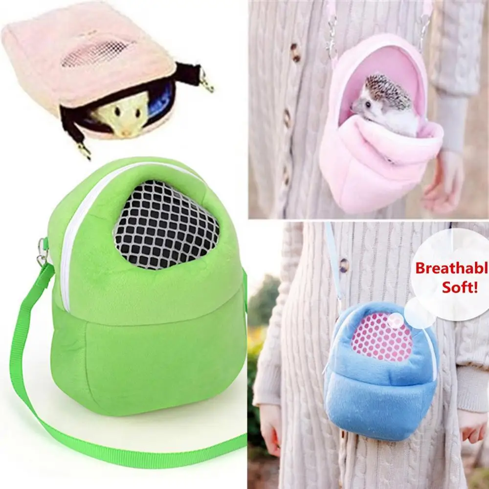 

Breathable Small Portable Hamster Pet Carrier Travel Packet Bag Mesh Pouch