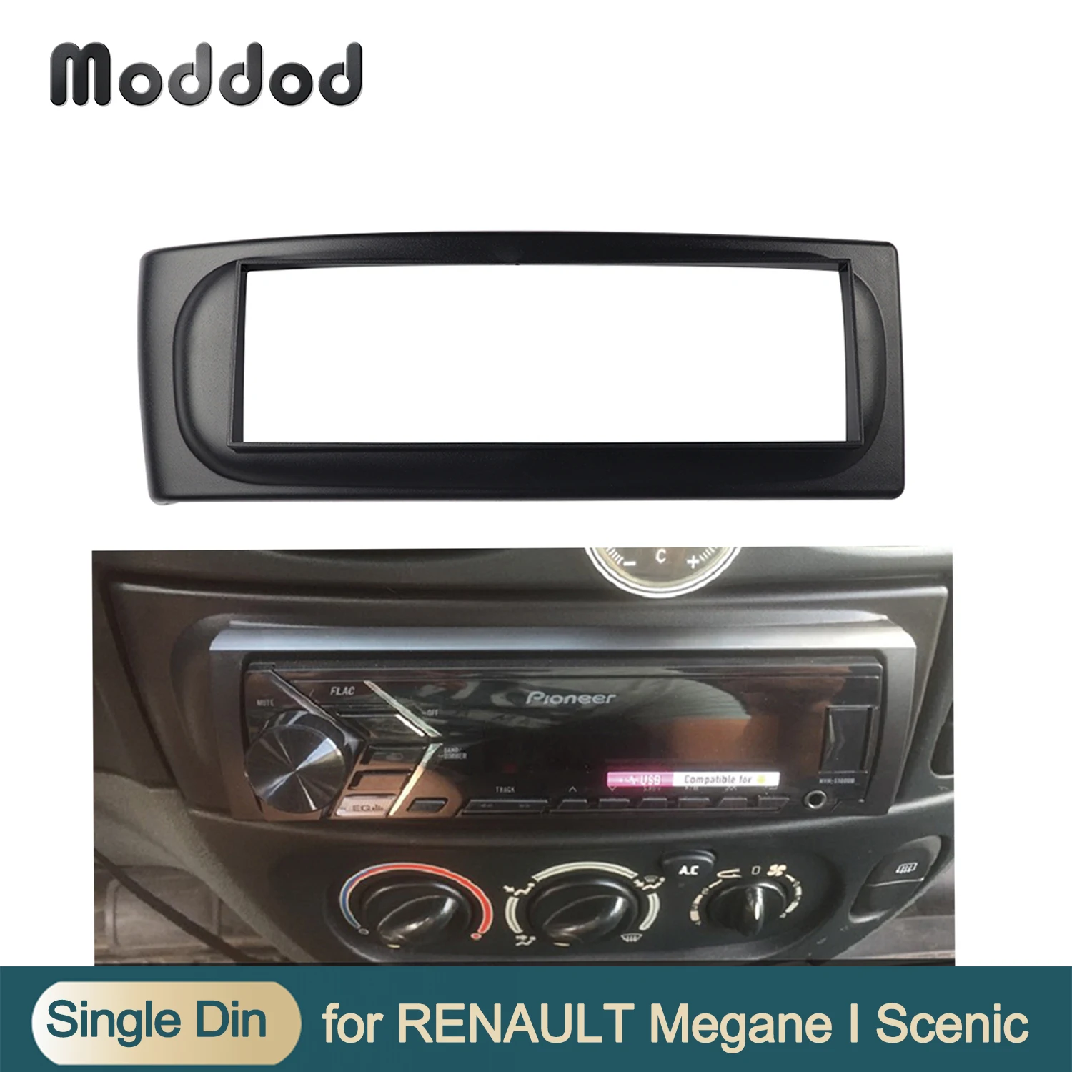 

1 Din Fascia для RENAULT Megane I 1996-2002 Scenic Radio CD GPS DVD Стерео CD Панель Dash Mount Аудио Установка Комплект отделки Рамка