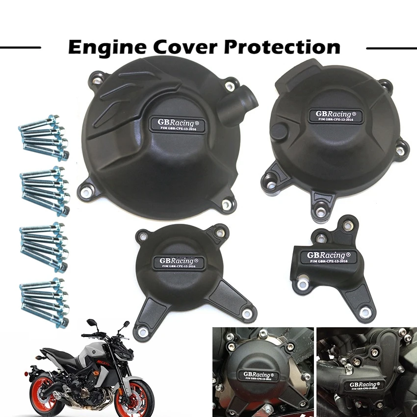

Чехол для защиты двигателя мотоцикла, Чехол Для GB Racing для YAMAHA MT-09 трассировщик и скремблер 2014 -2020
