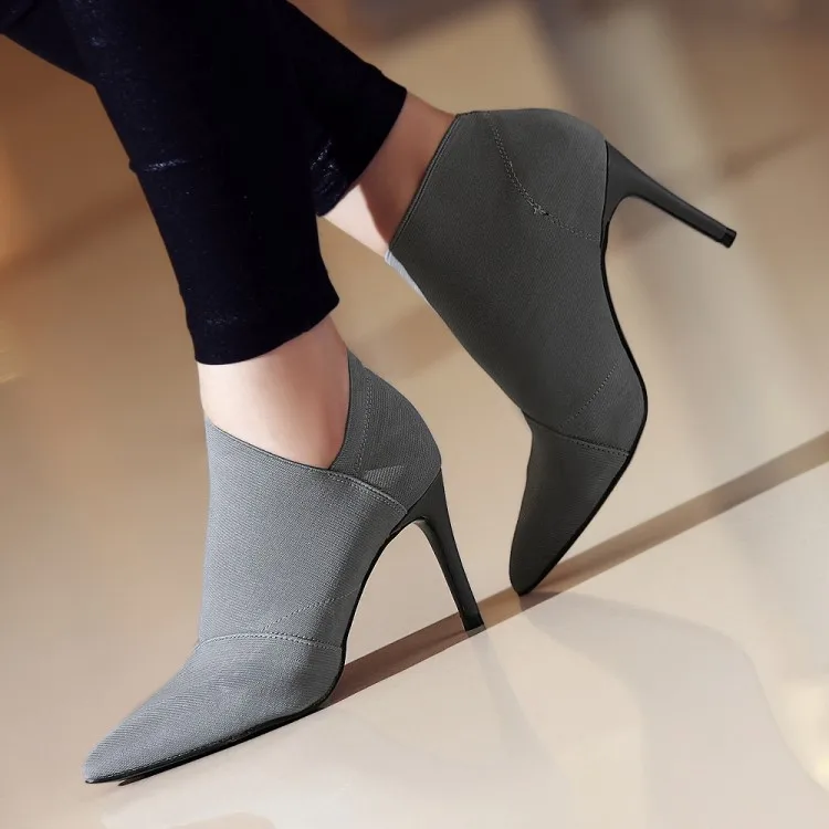

Hot Sale Casual Fashion Increase High Heel Ankle Shoes Ladies Boots For Women