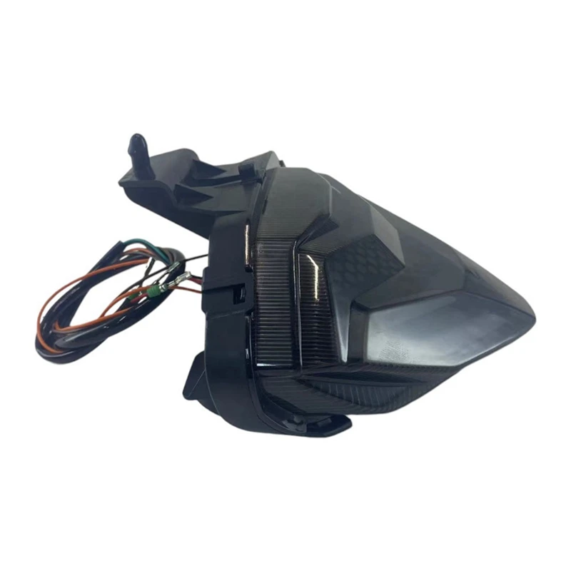 Дымчатый светодиодный задний фонарь задние стоп-сигналы мотоцикла с указателями