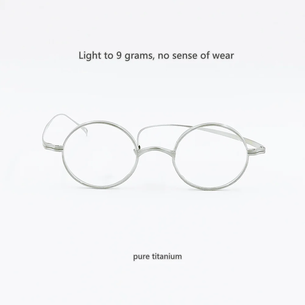 Японский стиль 9g Ultra-светильник винтажная маленькая круглая оправа из чистого