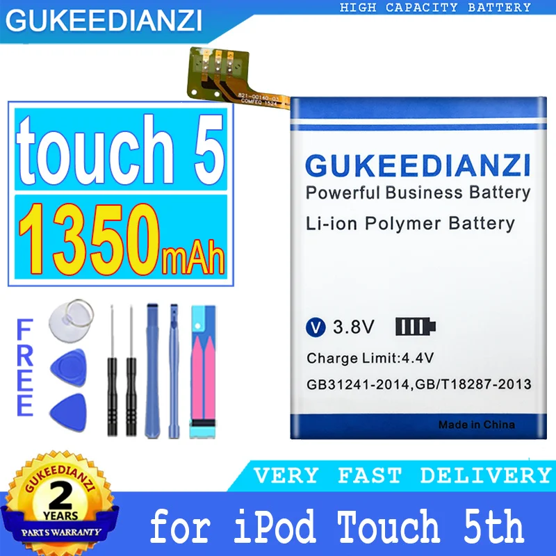 Battery for Apple IPod Touch 4th 5th 6th 4 4g 5 5g 6 6g Touc