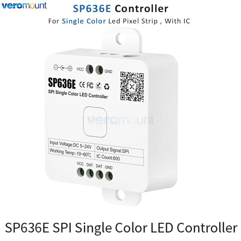 RGB контроллер Veromount SP636E-SP639E Bluetooth 5-24В