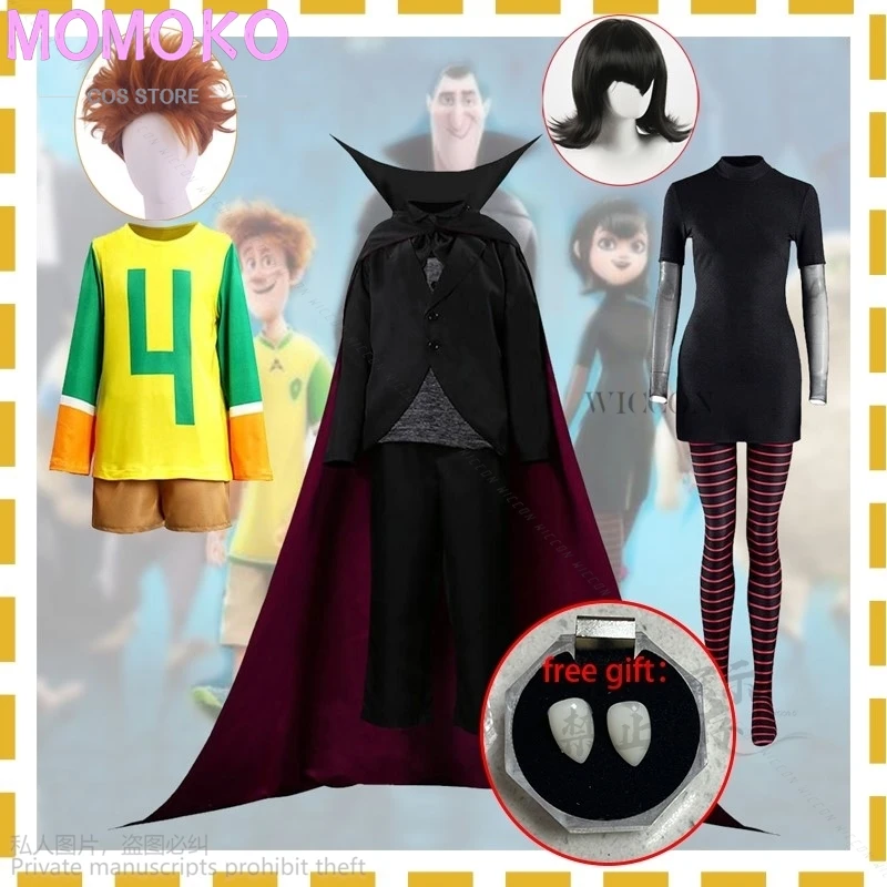 Аниме фильм Дракула Косплей Костюм БЕСПЛАТНО Подарок Вампирные протезы для