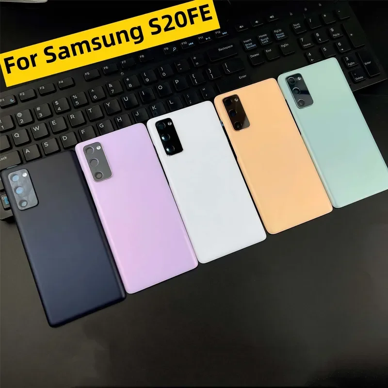 Задняя крышка замена заднего стекла для Samsung Galaxy s20fe SM-G7810 g781u1 чехол аккумулятора