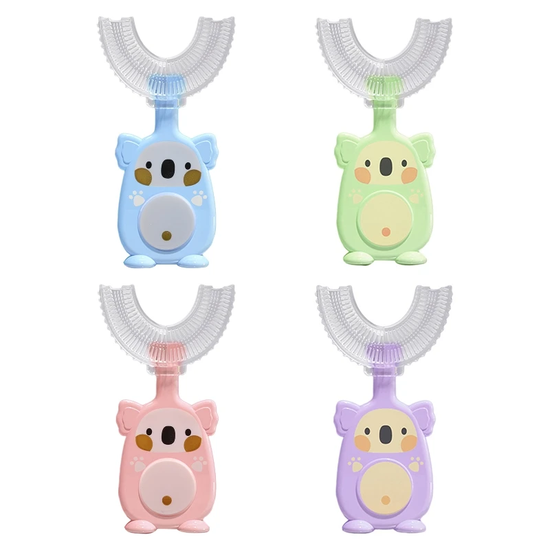 

Q81A Cartoon Koala Baby Children Kid Manual Toothbrush Degree U-shaped Toothbrush