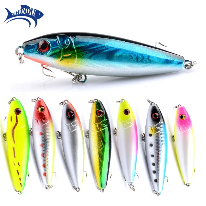 

Fake bait 8CM/12G Luya biomimetic bait fishing gear Minnow temptation multi-color fish hard bait whopper plopper lures popper