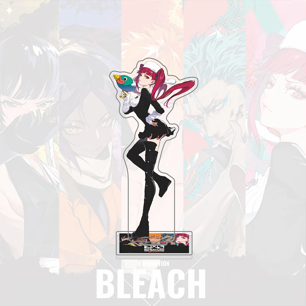 Фото Акриловая фигурка и брелок BLEACH x LAM, фигурки Ичиго, Гримджоу, Рирукки, Суй-Фэн, настольный декор Soul Art Showcase, аниме-фигурка №5