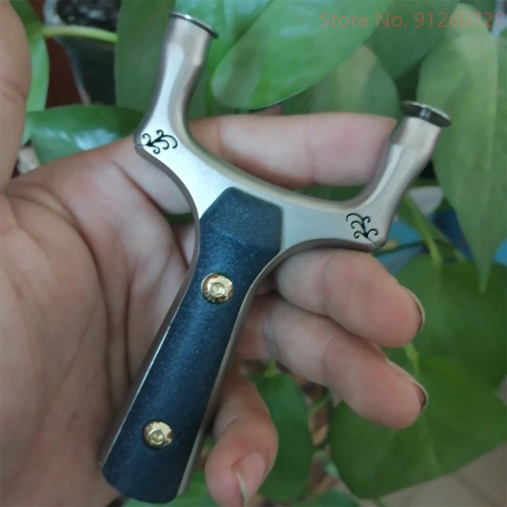 Рогатка охотничья из нержавеющей стали мощная катапульта для уличной съемки