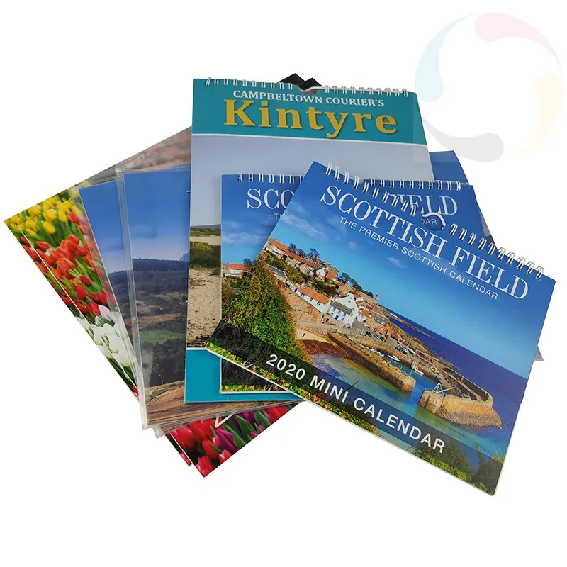 

Quality Paper Custom Design Top Quality Flip/Wall Spiral Calendar Printing Service