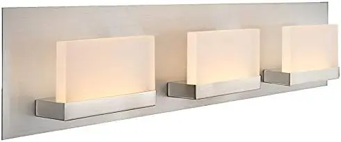 

48 "Modern 6-светильник 60W Встроенная фотография (360W eq.) Ванная комната/искусственное пространство, прямоугольные акриловые линзы, Энергоэффективные, экологически чистые