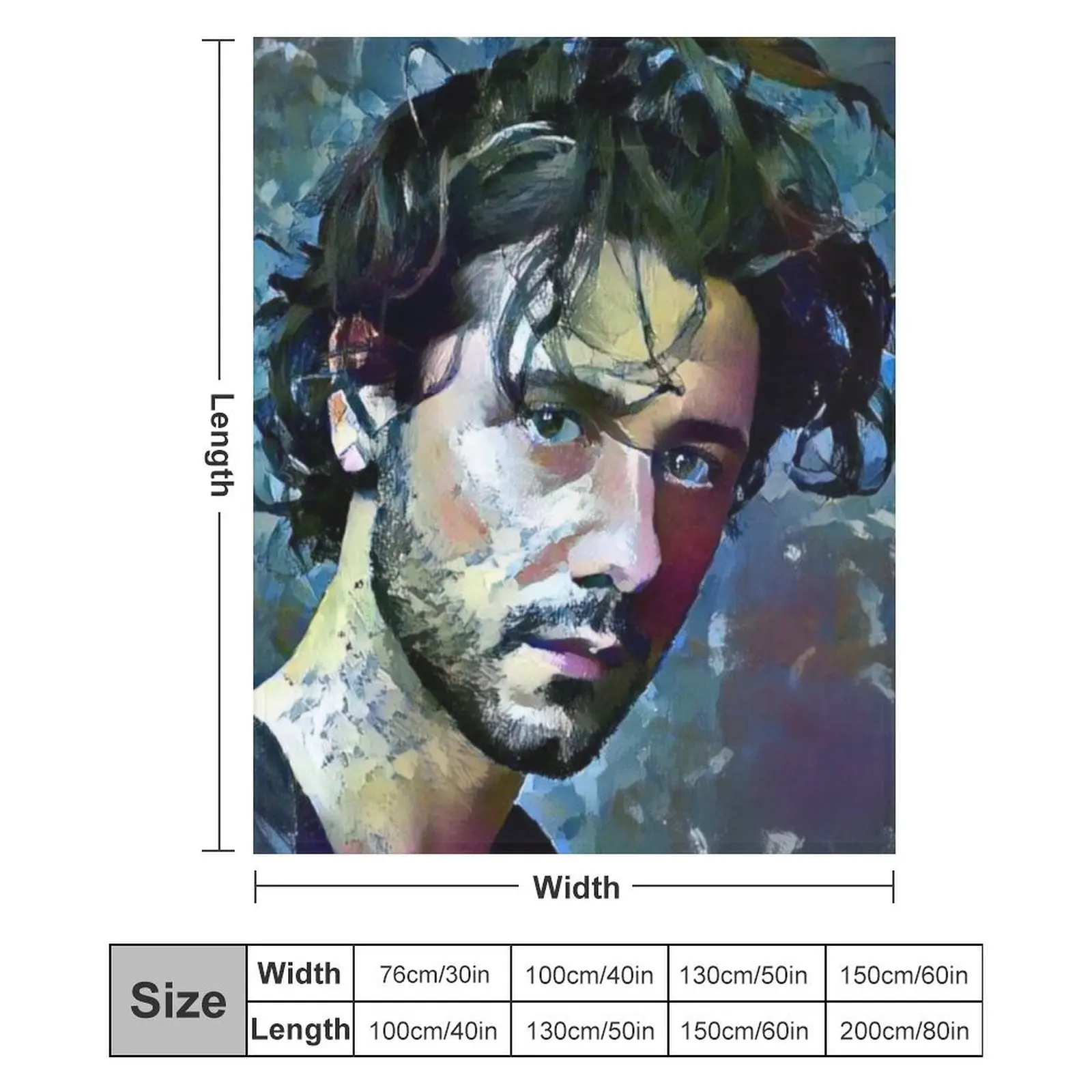 Hale Appleman портретная живопись пледы одеяло аниме зимние постельные кровати пикник