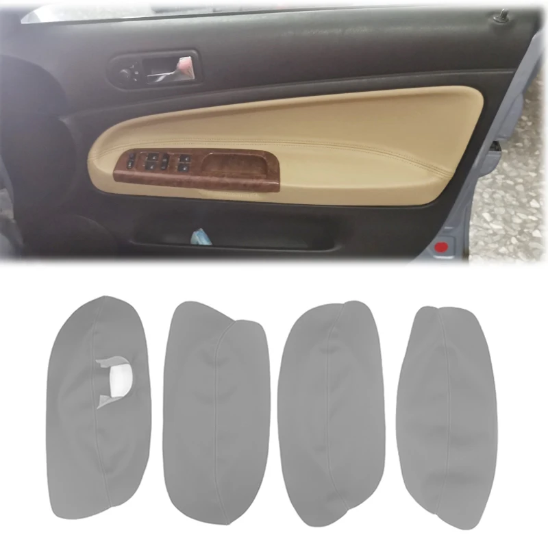 

RHD For VW Passat B5 1998 1999 2000 2001 2002 2003 2004 2005 Car Interior Door Handle Armrest Panel Microfiber Leather Cover